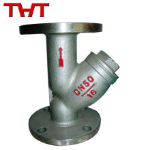 Durable stainless steel chinese large Y Type Filter with Flange End